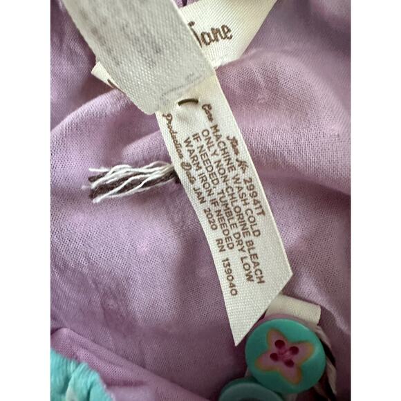 NWT Matilda Jane Let's Go Together Maybe Baby Tunic Pink Green Ruffle Top 18/24M - Picture 6 of 8